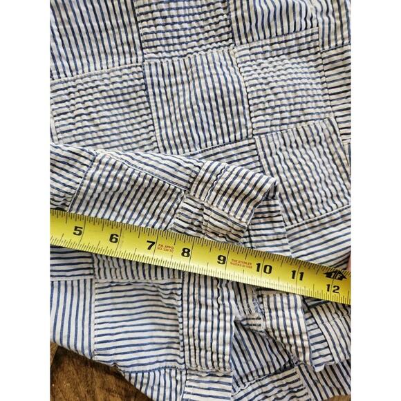 L.L Bean Favorite Fit Women Seersucker Patchwork Bermuda Shorts Size 20W - Picture 5 of 8